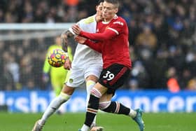McTominay clashed with Koch in an eye-watering challenge. 