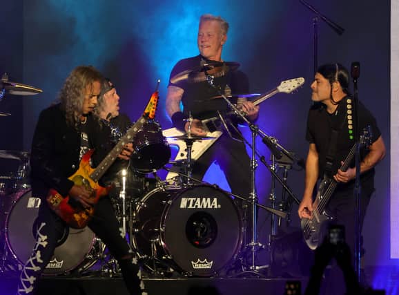 Metallica gained a legion of new fans after their song appeared in Stranger Things series four. (Credit: Getty Images)