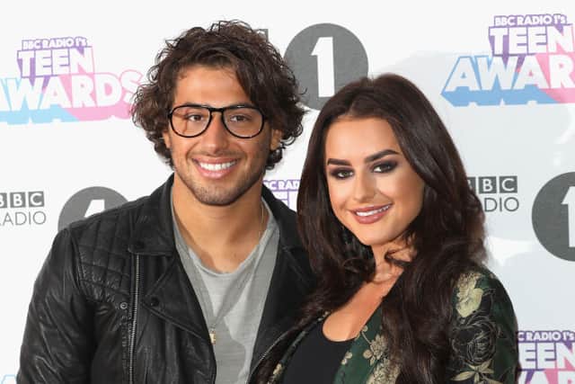Kem Cetinay and fellow Love Island winner Amber Davies. Credit: Tim P. Whitby/ Getty Images