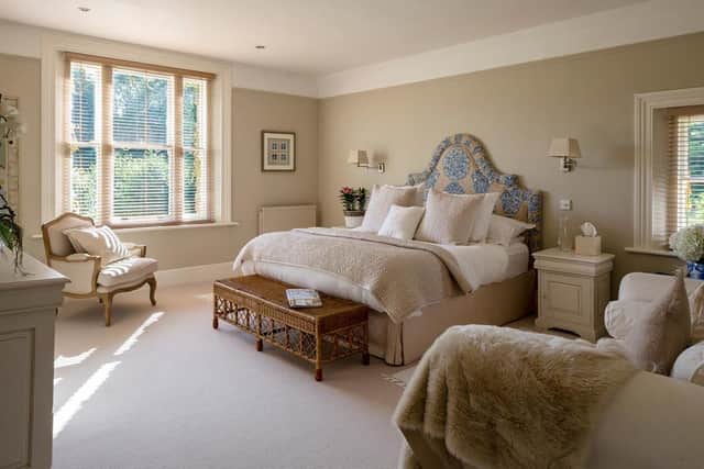 The main house has a master bedroom with en suite.