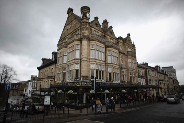 Betty’s Cafe is a famous Harrogate landmark.