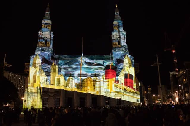 This picture was taken during Leeds Light Night 2017 - let’s hope the 2022 iteration can live up to it!