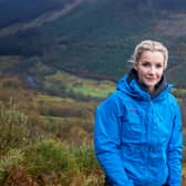 Helen Skelton leads a group of young people from the PEEK Project in Glasgow to the summit of Ben Nevis on October 11, 2019