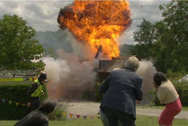 Emmerdale Helicopter Crash (ITV Images) 