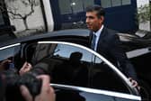 Britain’s former Chancellor of the Exchequer and Conservative Party leadership candidate, Rishi Sunak leaves his home in London on October 24, 2022. - Rishi Sunak is standing to be prime minister just weeks after failing in a first attempt and setting up a potentially bruising battle with his former boss Boris Johnson. Ex-finance minister Sunak said he had a “track record of delivery” and would lead Britain out of “profound economic crisis”, which experts say has been worsened by the aborted policies of outgoing leader Liz Truss. (Photo by JUSTIN TALLIS / AFP) (Photo by JUSTIN TALLIS/AFP via Getty Images)