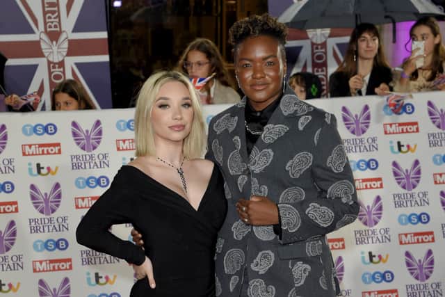 Ella Baig and Nicola Adams at the Pride of Britain Awards 2022. (Photo by Eamonn M. McCormack/Getty Images)