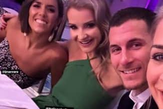 Gemma Atkinson took a selfie at the Pride of Britain Awards (Instagram/glouiseatkinson)