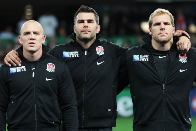 Mike Tindall, Nick Easter and James Haskell (Getty Images)