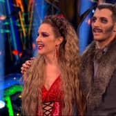 Helen Skelton and Gorka Marquez  dressed up as Little Red Riding Hood and the Big Bad Wolf for Strictly’s Halloween Special (BBC/Strictly Come Dancing)