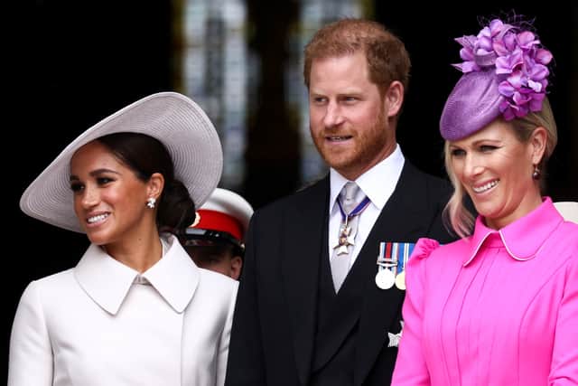 Zara Tindall is the daughter of Princess Anne and is cousins to the Prince of Wales and the Duke of Sussex