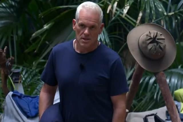 Chris Moyles appeared angered by Matt Hancock referring to him as ‘Greg’ during Wednesday’s episode of I’m A Celebrity (ITV)