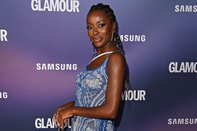 AJ Odudu attends the Glamour Women of the Year Awards 2022 at Outernet London on November 08, 2022 in London, England. (Photo by Kate Green/Getty Images)