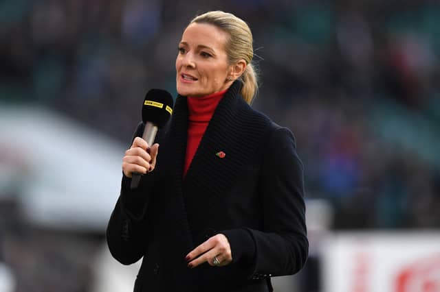 Gabby Logan opens up about how she feels as a correspondent of the Qatar World Cup. (Photo by Shaun Botterill/Getty Images)