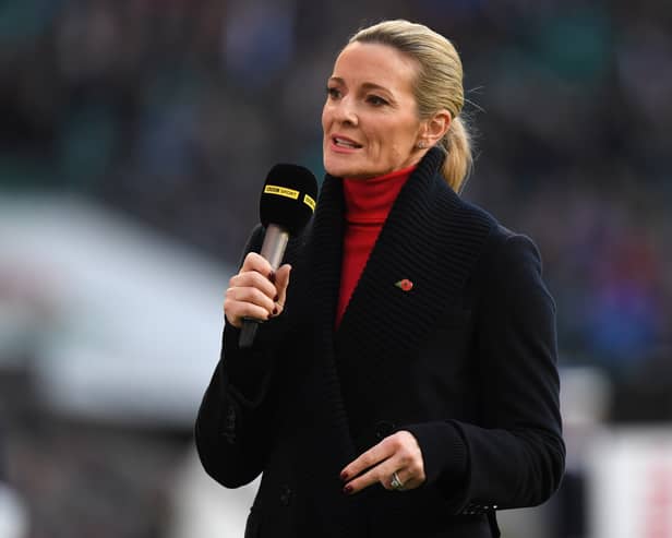 Gabby Logan opens up about how she feels as a correspondent of the Qatar World Cup. (Photo by Shaun Botterill/Getty Images)
