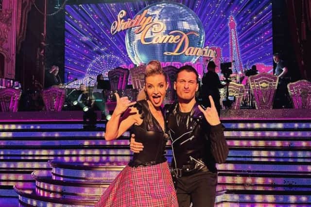 Helen Skelton and Gorka Marquez are through to week ten of Strictly Come Dancing after their almost perfect performance in the Blackpool Tower Ballroom (Credit @gorka_marquez Instagram)