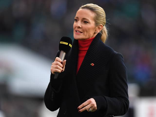 The presenter is currently in Qatar, covering the Men’s 2022 FIFA World Cup for the BBC, alongside Rio Ferdinand, Gary Linekar and Jermaine Jenas.  (Photo by Shaun Botterill/Getty Images)