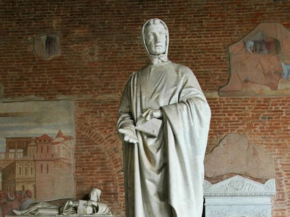 Monument of Leonardo da Pisa (Fibonacci), by Giovanni Paganucci
