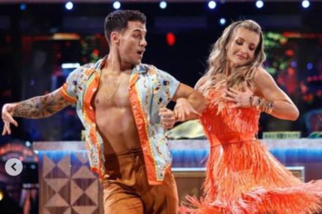 Helen Skelton and Gorka Marquez are through to the quarter finals of Strictly Come Dancing (Photo by @gorka_marquez Instagram)