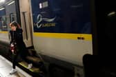 The RMT says it expects the four days of pre-Christmas strikes to have a significant impact on Eurostar services from London St Pancras  (Photo by TOLGA AKMEN/AFP via Getty Images)