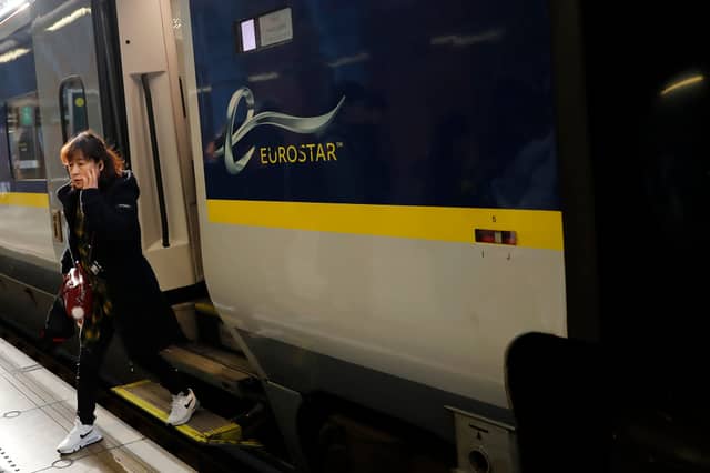 The RMT says it expects the four days of pre-Christmas strikes to have a significant impact on Eurostar services from London St Pancras (Photo by TOLGA AKMEN/AFP via Getty Images)