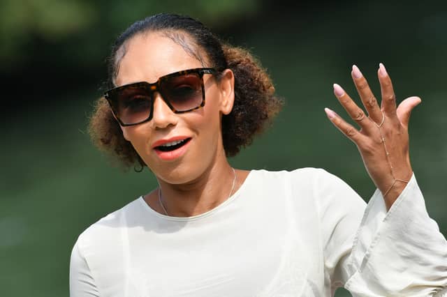 Spice Girl singer Melanie Brown, known as Mel B. (Photo ALBERTO PIZZOLI/AFP via Getty Images)