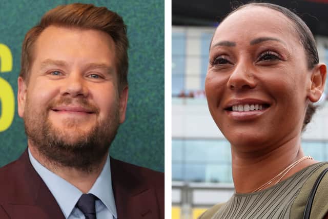 James Corden and Mel B (Getty Images)