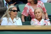 Czech’s former tennis player Martina Navratilova (R) has received a double cancer diagnosis