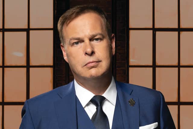 Dragons Den veteran Peter Jones dared Daniel to try the food in front of him