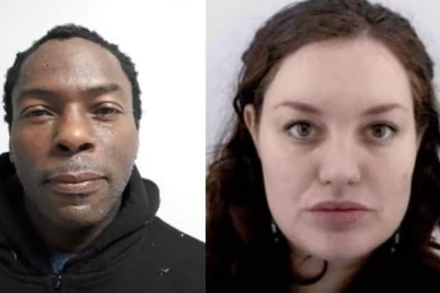 Mark Gordon and Constance Marten are pictured (Photo - MET police). 