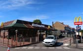  Customers depart the North Cheam McDonald’s Drive-Thru.