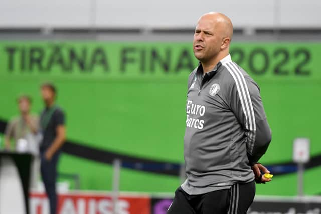 Slot took Feyenoord to the Conference League final