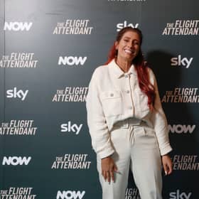  Stacey Solomon attends The Flight Attendant First Class Lounge experience at Selfridges in 2022. (Photo by Tristan Fewings/Getty Images for NOW)