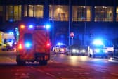  Emergency services arrive  close to the Manchester Arena on May 23, 2017. (Photo by Dave Thompson/Getty Images)