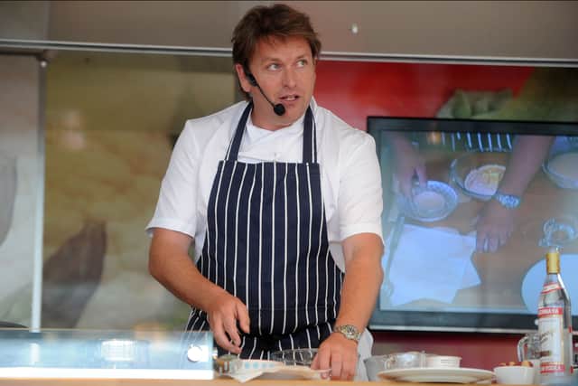 James Martin performs a cookery demonstation at Ascot Racecourse in September, 2013. (Photo by Stuart C. Wilson/Getty Images for Ascot Racecourse)