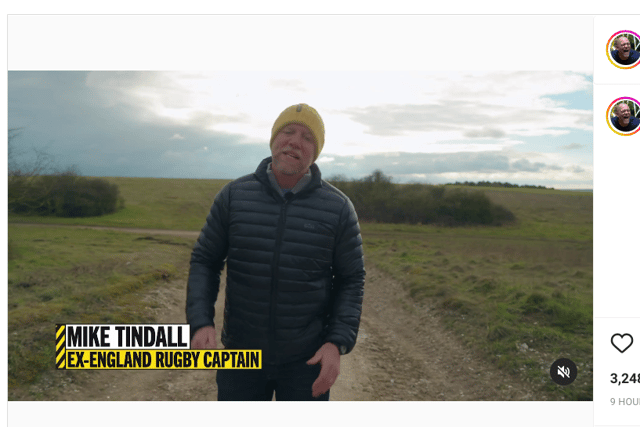 The former rugby player shared an Instagram reel about how to stay safe in the countryside with his over 586,000 followers.