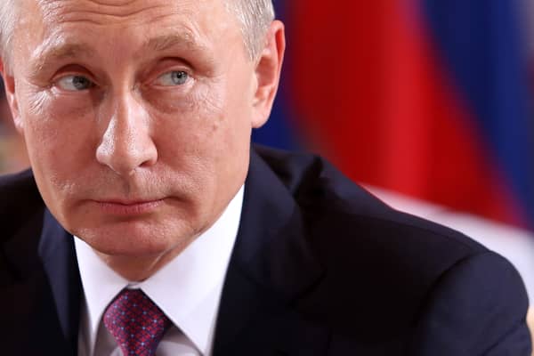 Russian president Vladimir Putin is undergoing chemotherapy treatment, according to top secret US documents leaked from the Pentagon - Credit: Getty Images
