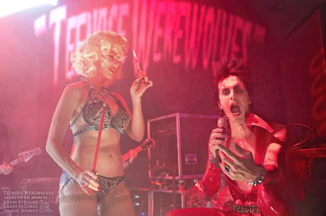 The Cramps tribute band Teenage Werewolves in Leeds (photo: Kevin Stevens, Coast To Coast Image Works)