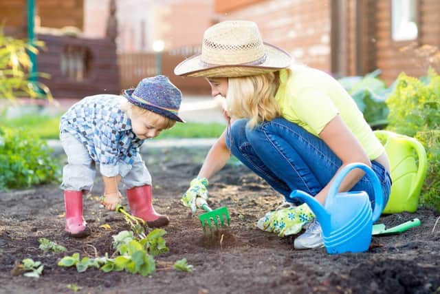 The whole family can get involved in National Children's Gardening Week (photo: adobe)