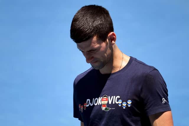 Novak Djokovic has lost a judicial review to have the cancellation of his Australian visa quashed following a hearing at the Federal Court of Australia (Photo: Getty Images)