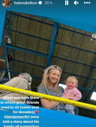 Credit @helenskelton Instagram story