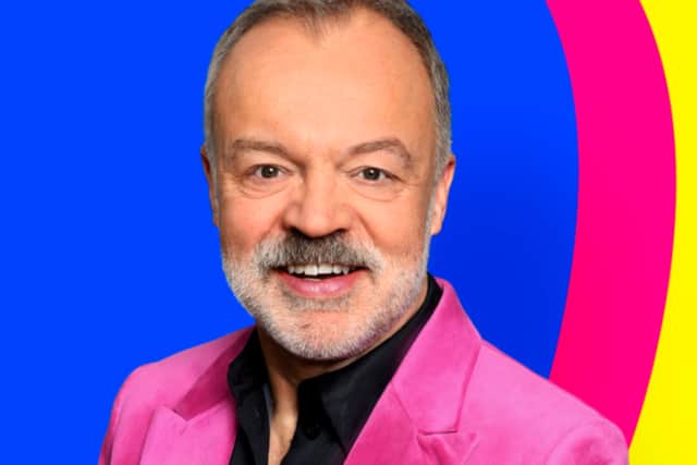 Graham Norton, Julia Sanina and Rylan can be heard on rail services across the Liverpool City Region. Image: LCR