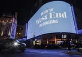 Londons West End, as the Christmas lights are switched-on across the whole district (photo: David Parry/PA Wire)