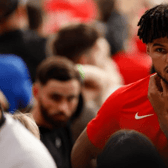 Tyrone Mings of England looks on following defeat in the UEFA Euro 2020 Championship Final between Italy and England at Wembley Stadium on July 11, 2021 in London, England. (Photo by John Sibley - Pool/Getty Images)