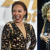 Mel B (L) has paid tribute to the late Tina Turner (R). (Credit Getty Images)