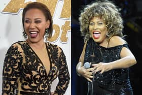 Mel B (L) has paid tribute to the late Tina Turner (R). (Credit Getty Images)