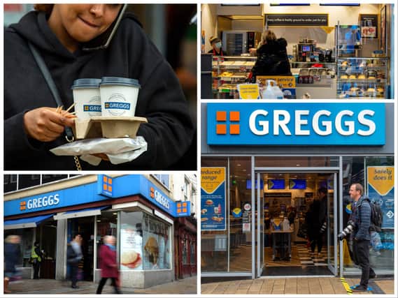 Here are the 15 best rated Greggs in the city.