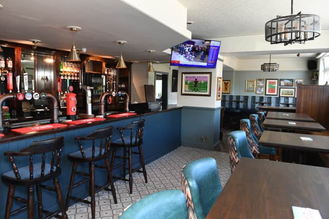 The brand new bar is ready to serve customers a wide selection of draught beer and ciders. Picture: Gerard Binks