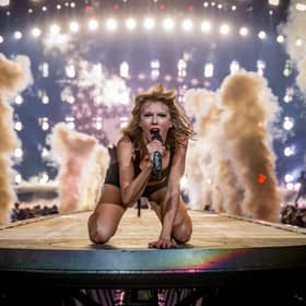 Taylor Swift has finally announced UK and Ireland dates for her The Eras Tour in 2024 - Credit: Getty