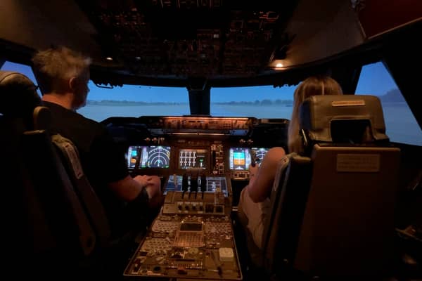 We try the Boeing 747 flight simulator - and you can even get married in the cockpit!