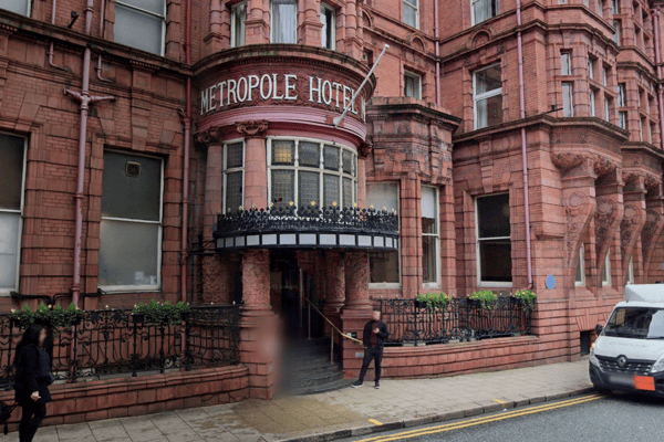 The Met Hotel Leeds City Centre has filed plans for extensive refurbishment of the hotel located in a listed building on King Street. (Photo: Google Maps)